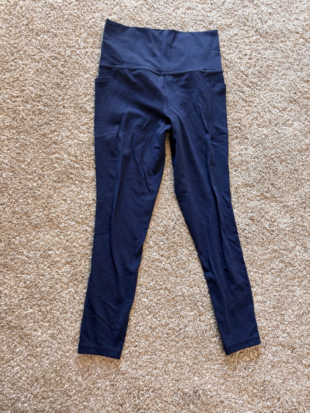 Athleta Salutation Stash 7/8 Legging Navy Blue High-Rise XS